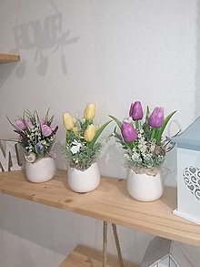 Dekorácie - Tulipány v škrupinke - 14460136_