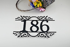 Tabuľky - Číslo na dom: Ornament Modern - 14460187_