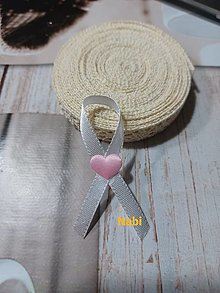 Svadobné pierka - Pierko s ružovým srdcom - 14466325_