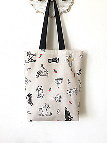 Nákupné tašky - Taška mačky - 14466853_