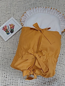 Detský textil - Podlhovastá perinka s vyberateľným výplňovým vankúšikom - 14468582_