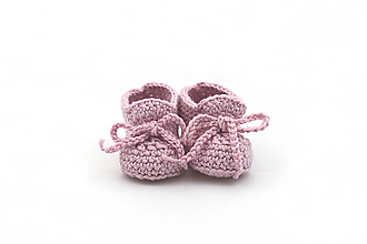 Detské topánky - Ružové papučky MERINO/BAVLNA - 14468165_