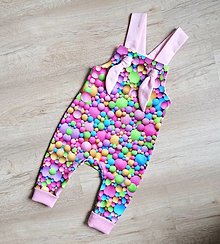Detské oblečenie - Trakace rastúce farebné guľôčky veľkosť - 14469558_