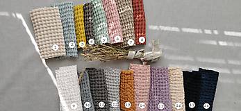 Pánske oblečenie - Pánsky ľanový waflový sveter/ nátelník s dlhými rukávmi - 14469426_