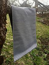 Úžitkový textil - Sivý koberec z textilnej priadze - 14470210_