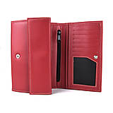 Peňaženky - Dámska luxusná peňaženka z pravej kože, červená farba - 14471195_