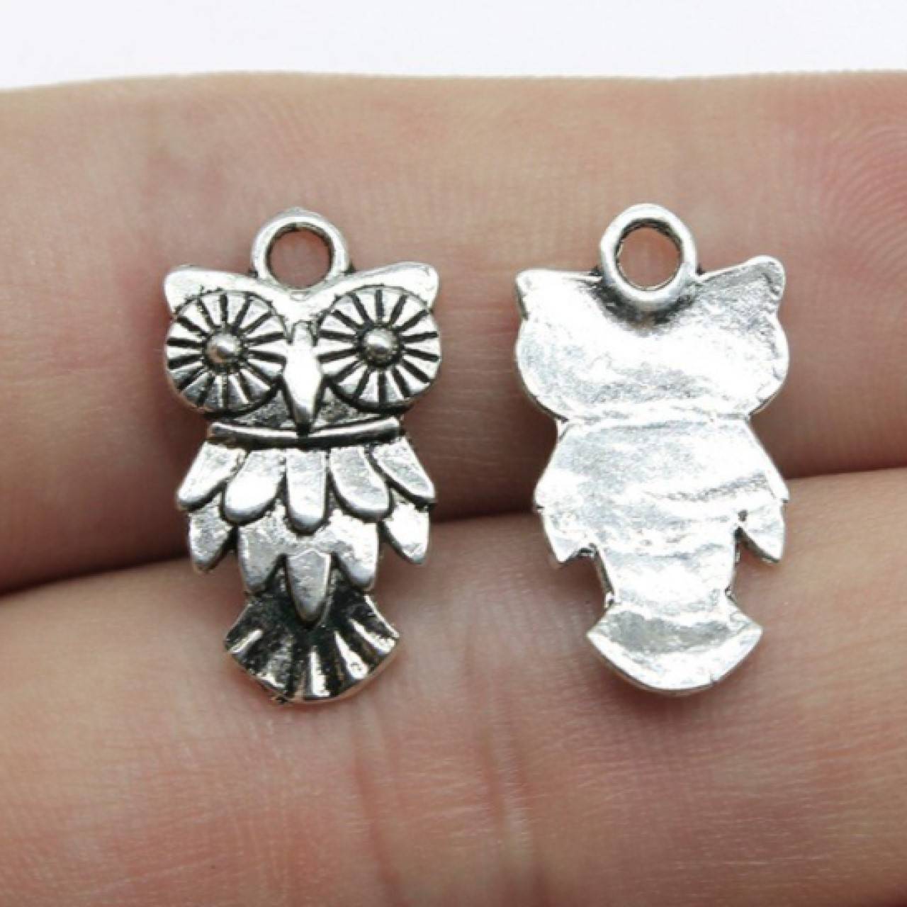 PR102 Prívesok sova 2 x 1,1 cm