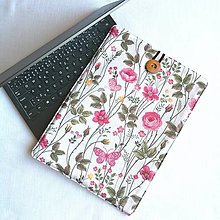 Na notebook - Puzdro Ružová záhrada na 14" notebook - 14471643_