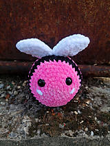 Hračky - Plyšové háčkované včielky-stredné - 14474200_
