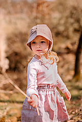 Detské oblečenie - Ľanová sukňa s maxi vreckom -rôzne odtiene - 14472933_