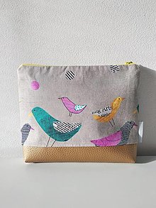 Taštičky - Kozmetická taška Birds - 14475315_