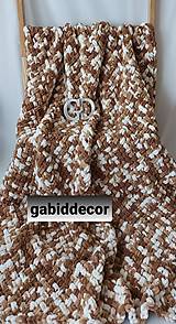 Úžitkový textil - Jemnučká a ľahká deka z priadze alize puffy color - 14477712_