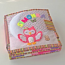 Hračky - Montessori kniha 7 listová +rúčky + zapínanie suchý zips - 14477634_