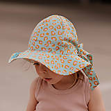 Detské čiapky - Detský klobúk leo mint - 14478597_
