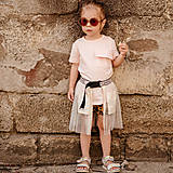 Detské oblečenie - Tylová sukňa moonrise - beige - 14478677_