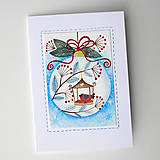 Papiernictvo - Vianočná pohľadnica 84 - 14479709_