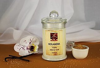 Sviečky - Sójová sviečka - Orchidea s vanilkou, Litsea cubeba - 14480840_