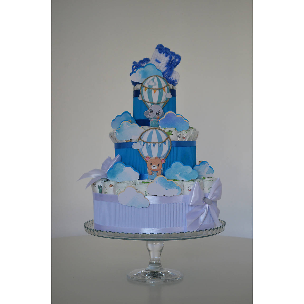 Plienková torta  (Veľkosť plienok č.1 (2,5 - 5kg))