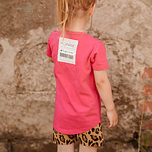 Detské oblečenie - Tričko pink organic - all eyes on me - 14482666_