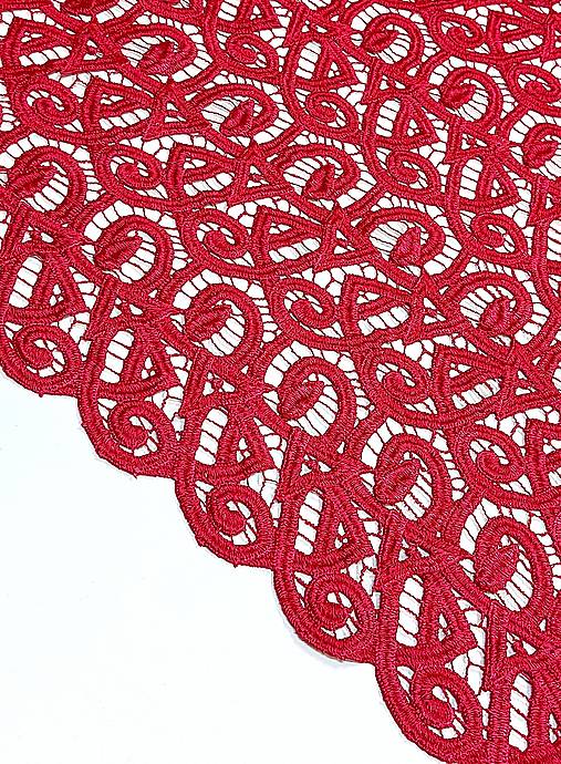 Textil - Krajka (Malinivá) - 14481382_