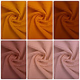 Textil - 100 % vaflová bavlna (hrejivé odtiene), šírka 150 cm - 14484544_