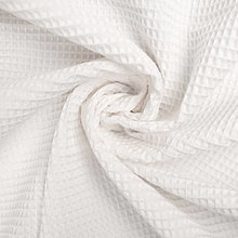 Textil - 100 % vaflová bavlna biela, šírka 150 cm - 14484564_