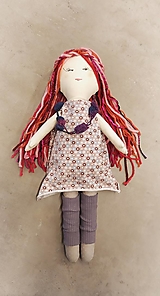 Hračky - Madlenka, textilná bábika - 14487989_
