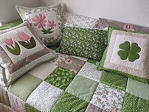 Úžitkový textil - Vidiecka romantika Zelená - 14487308_