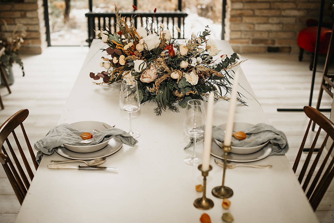 KALLALA | Svadobná dekorácia na stôl (Veľký)