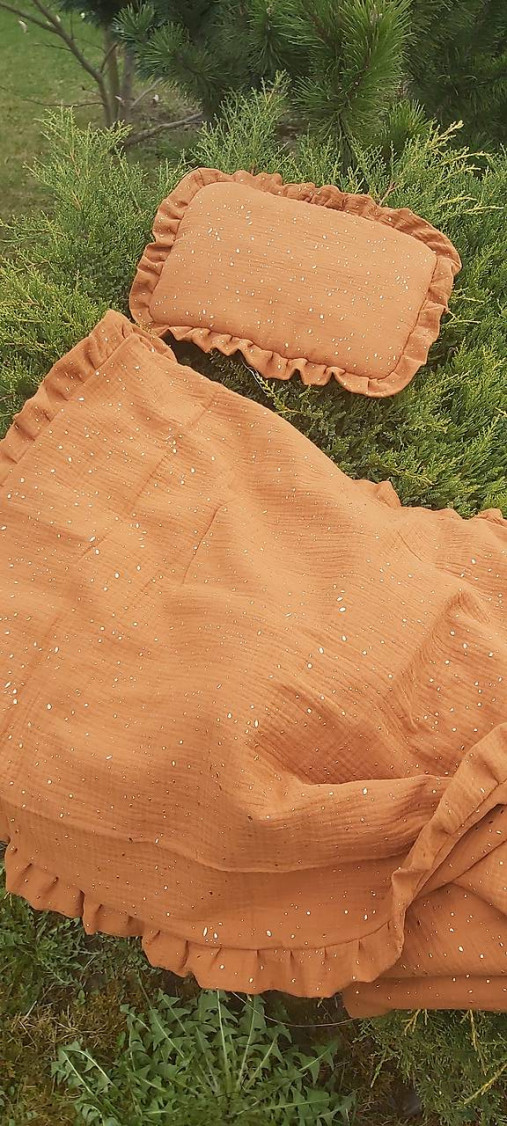 Detský textil - ZĽAVA Mušelínová súpravka - 14489463_