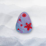 Brošne - Kvet v čudnom trojuholníku– brošňa - 14492102_