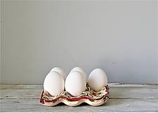 Nádoby - stojan na vajíčka s dekorom - 14494782_