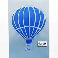 Nástroje - AKCIA!!! Šablóna - 20x30 cm - balón - 14498409_
