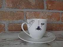 Nádoby - Kolekcia Pavúčik - Espresso šálka - 14503054_