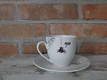 Nádoby - Kolekcia Pavúčik - Espresso šálka - 14503055_