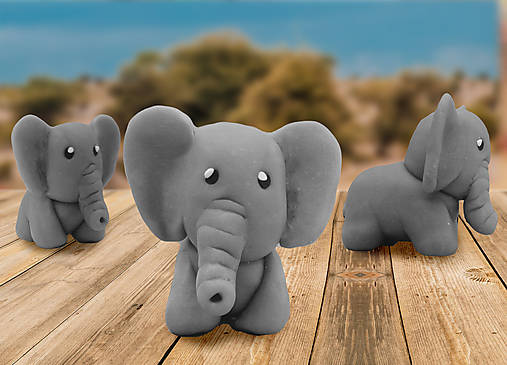 Hračky - Slon figúrka - 14501727_