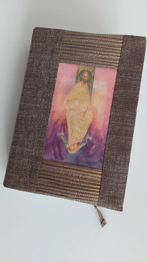 Papiernictvo - obal na Bibliu - Slovo v obraze Kristus Kráľ  - 14506362_