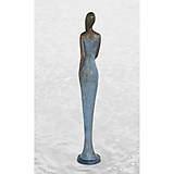 Sochy - Dievča - Voda - bronzová socha - originál - limitovaná edícia - 104 cm - 14505619_