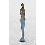 Sochy - Dievča - Voda - bronzová socha - originál - limitovaná edícia - 104 cm - 14505621_