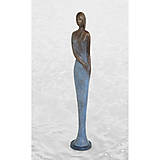 Sochy - Dievča - Voda - bronzová socha - originál - limitovaná edícia - 104 cm - 14505622_