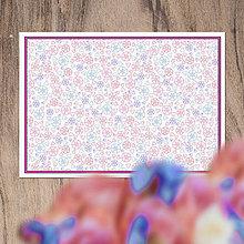 Papiernictvo - Relaxačná omaľovánka Floral with petals – pestré s veľkými lupeňmi - 14503682_