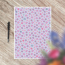 Grafika - Relaxačná obrysovka Floral – fialové gerbery - 14505671_