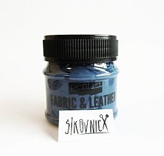 Farby-laky - Farba na textil a kožu, 50 ml, Pentart (džínsová modrá) - 14507705_