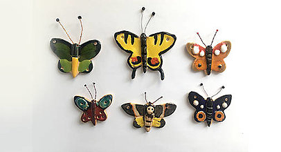 Dekorácie - Sada motýľov - 14507127_
