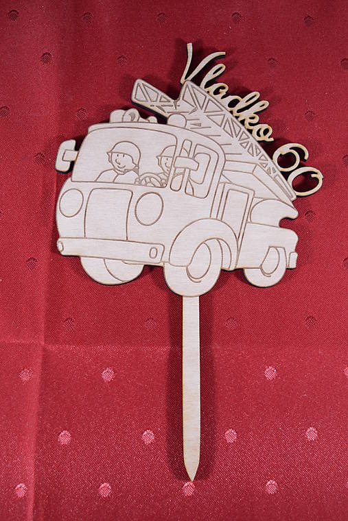 Materiál ručne robený - Zápich na tortu - 14507182_