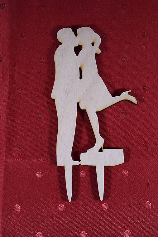 Materiál ručne robený - Zápich na svadobnú tortu 3 - 14507802_