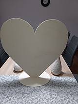 Dekorácie - Veľké drevené srdce - dekorácia - 14510014_
