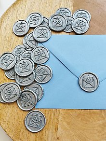 Úložné priestory & Organizácia - Pečatné nálepky - Pošli ľúbivú správu - (strieborná) - 14511000_