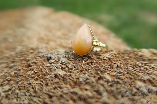 Prstene - zlatý opál - 14513046_