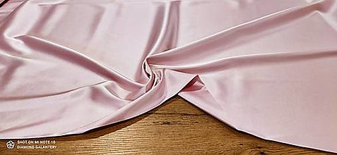 Textil - Satén -Spandex  (Ružový - Spandex - Šírka 144 cm) - 14515883_